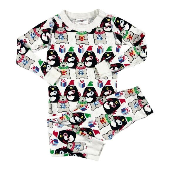 Hanna Andersson Holiday Presents Arctic Animals Pajamas size 4 - Picture 1 of 16